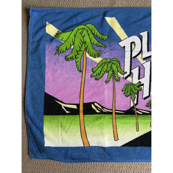 Vintage 90s Planet Hollywood Beach Towel‎ Pool Towel - Picture 2 of 5
